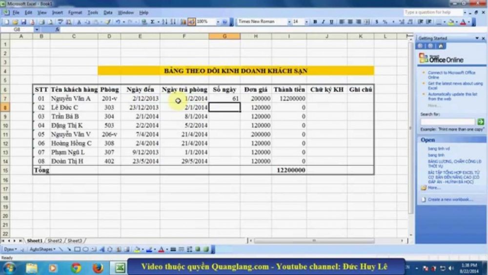 Công Thức Tính Tháng Trong Excel