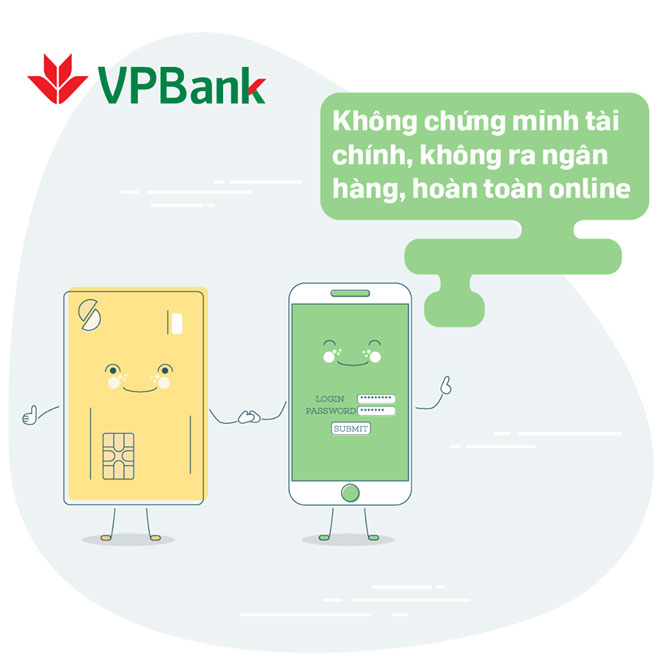 Mở thẻ tín dụng không cần chứng minh thu nhập