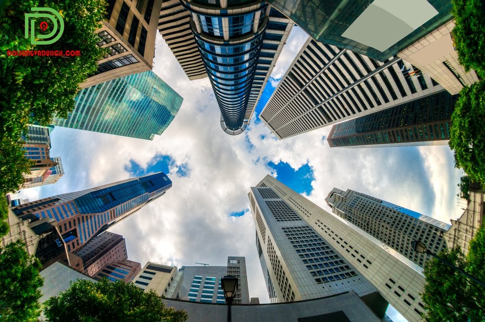 Nhà cao tầng ở thủ đô Singapore